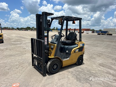 2018 Cat GP18N 3000 lb Pneumatic Tire Forklift