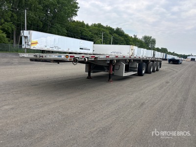 2011 Alutrec 53 ft Quad/A Flatbed Trailer