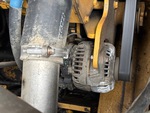 Engine with A/C Compressor