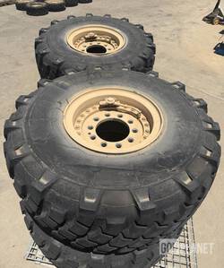 4- Michelin XML 475/80 R 20 Tires Ultra heavy duty, Tire primary used on military tactical and off-road commercial vehicles. Tires
