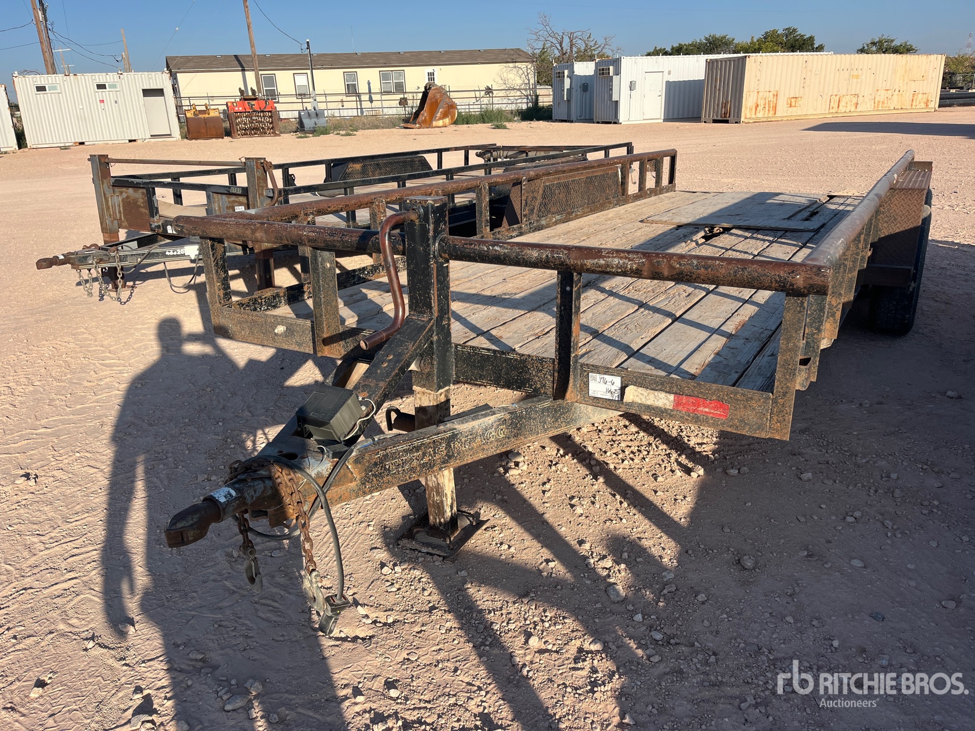2001 Texas Bragg 20 ft T/A Utility Trailer