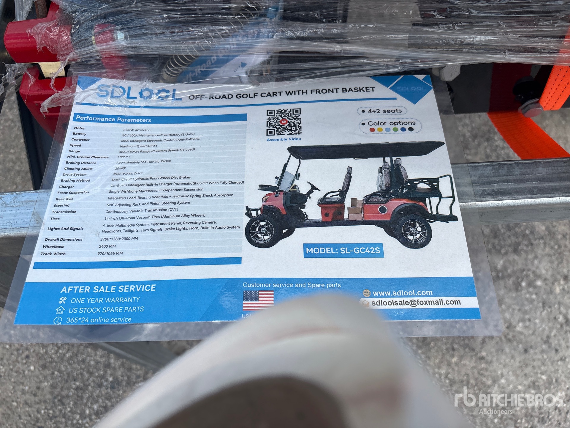 2026 SDLOOL SL-GC42S Off-Road Golf Cart Golf Cart (Unused)