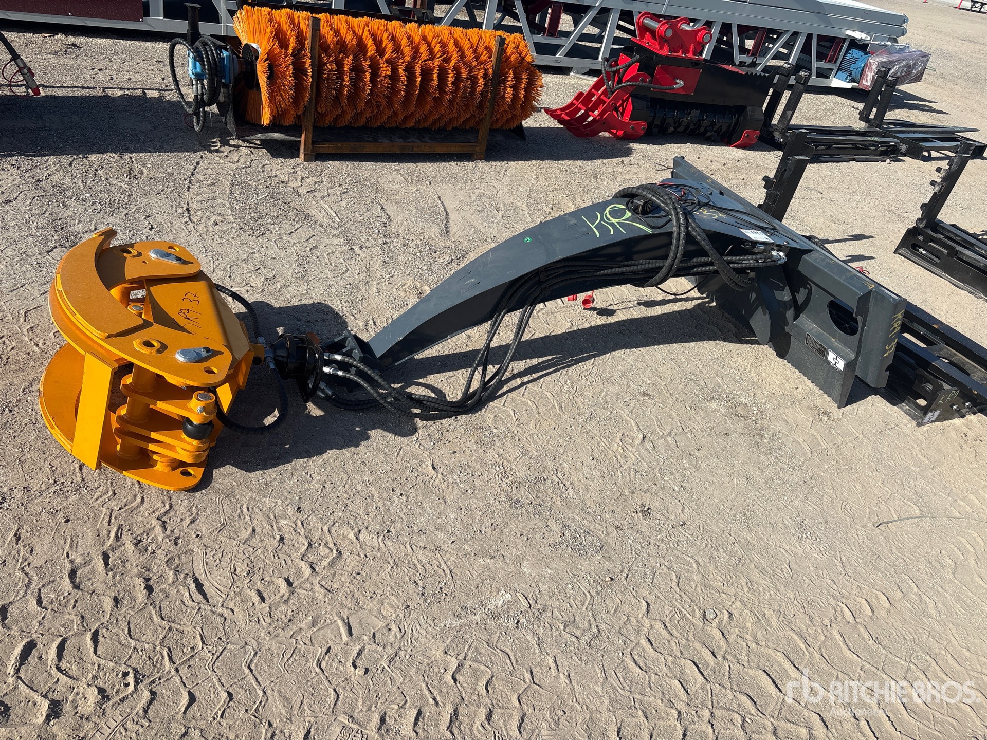 2026 GIYI GY-RG63 360°Rotating Skid Steer Grapple (Unused)