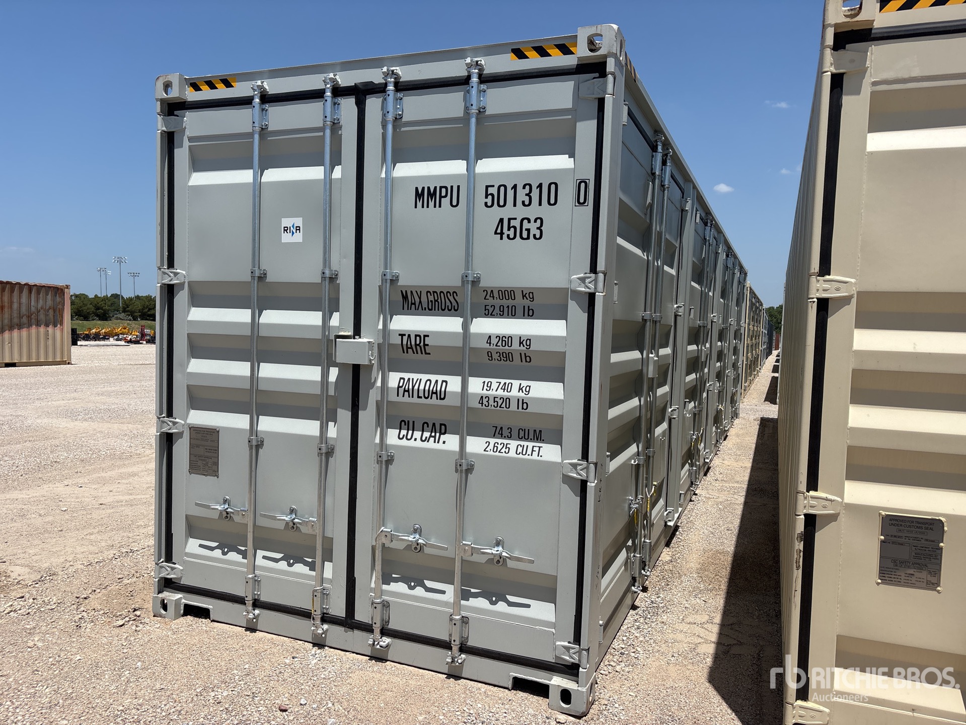 2026 40 ft High Cube Multi-Door Storage Container