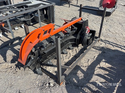 2026 GIYI D39 39 in Mini Trancheuse pour chargeuse à différentiel (Unused)