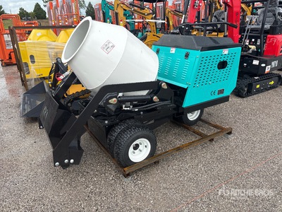 2026 SKLP SL-MT800 Stand-On Wheeled Mini Mixer Truck Chariot à béton (Unused)