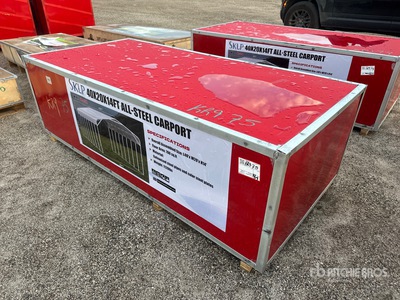 2026 SKLP SK-SC40 20 ft x 40 ft All-Steel Wiata Samochodowa (Unused)