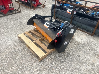 2026 GIYI GY-LPR42 42 in Mini Skid Steer Power Rake (Unused)