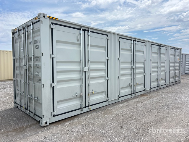 2026 40 ft High Cube Multi-Door Storage Container