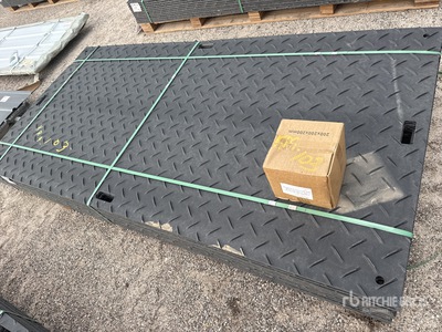 Quantity of (12) 2026 SKLP SK-LJB12 Polyethylene Sheet Ground Protection Mats (Unused)