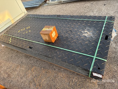 Quantity of (12) 2026 SKLP SK-LJB12 Polyethylene Sheet Ground Protection Mats (Unused)