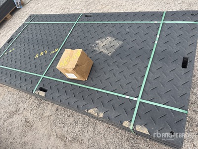 Quantity of (12) 2026 SKLP SK-LJB12 Polyethylene Sheet Ground Protection Mats (Unused)