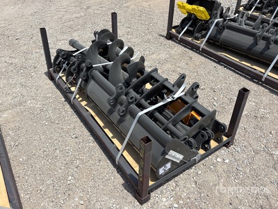 Quantity of (8) 2026 VICSEC VCA-8 Mini Excavator Attachments Accessoire divers pour pelle (Unused)
