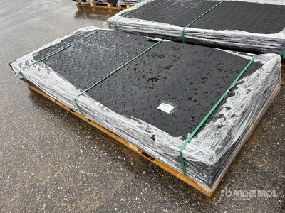 Quantity of (12) 2026 SKLP SK-LJB12 Polyethylene Sheet Ground Protection Mats (Unused)