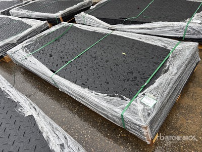 Quantity of (12) 2026 SKLP SK-LJB12 Polyethylene Sheet Ground Protection Mats (Unused)