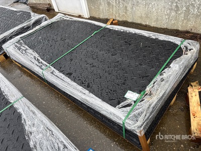 Quantity of (12) 2026 SKLP SK-LJB12 Polyethylene Sheet Ground Protection Mats (Unused)