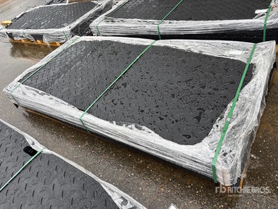 Quantity of (12) 2026 SKLP SK-LJB12 Polyethylene Sheet Ground Protection Mats (Unused)