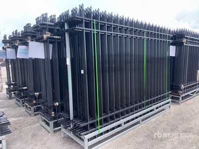 Quantity of (20) 2026 SKLP SK-N20 10 ft x 7 ft Powder Coated Clôture (Unused)