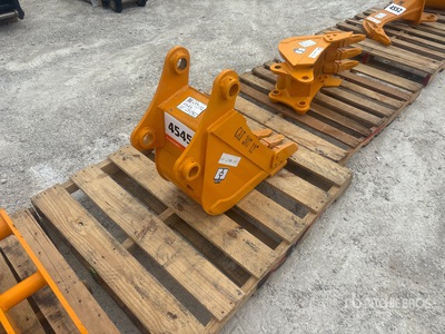 2026 GIYI GY-BK 12 in Digging Godet d'excavatrice - Fits Cat 307 (Unused)