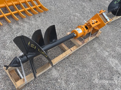 2026 GIYI 15 in Excavator Augers ملحقات معدة الحمل الصغيرة المجنزرة المتنوعة - Fits Cat 305 (Unused)