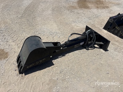 2026 GIYI GY-ZWB 12 in Mini Skid Steer Backhoe (Unused)