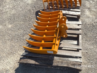 2026 GIYI Excavator Rake (Unused)