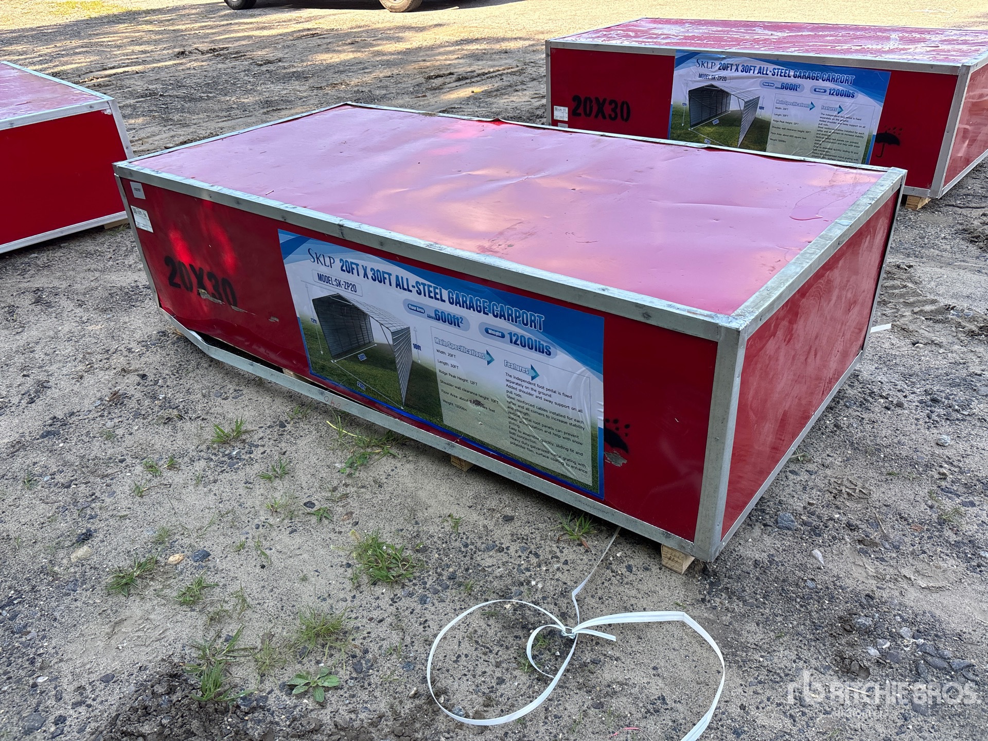2026 SKLP SK-ZP20 20 ft x 30 ft Carport (Unused)