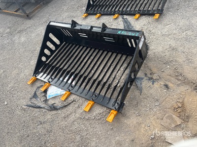 2026 GIYI GY-RB44 Mini Skid Steer Bucket (Unused)