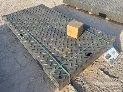 Quantity of (12) 2026 SKLP SK-LJB12 47 in x 95 in Polyethylene Sheet Ground Protection Mats Divers  (Unused)