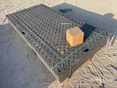 Quantity of (12) 2026 SKLP SK-LJB12 47 in x 95 in Polyethylene Sheet Ground Protection Mats Divers  (Unused)