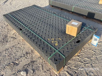 Quantity of (12) 2026 SKLP SK-LJB12 47 in x 95 in Polyethylene Sheet Ground Protection Mats Divers  (Unused)