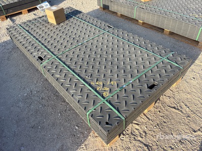 Quantity of (12) 2026 SKLP SK-LJB12 47 in x 95 in Polyethylene Sheet Ground Protection Mats Divers  (Unused)