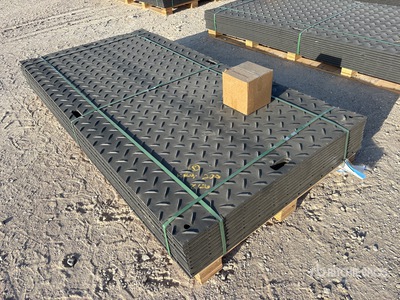 Quantity of (12) 2026 SKLP SK-LJB12 47 in x 95 in Polyethylene Sheet Ground Protection Mats Divers  (Unused)