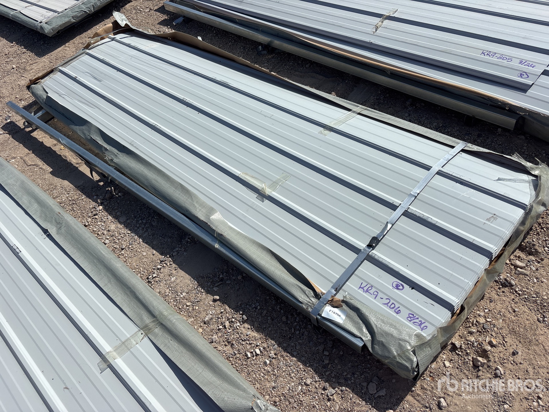 Quantity of (50) 2026 SKLP SK-XH50 10 ft Galvalume Panels (Unused)