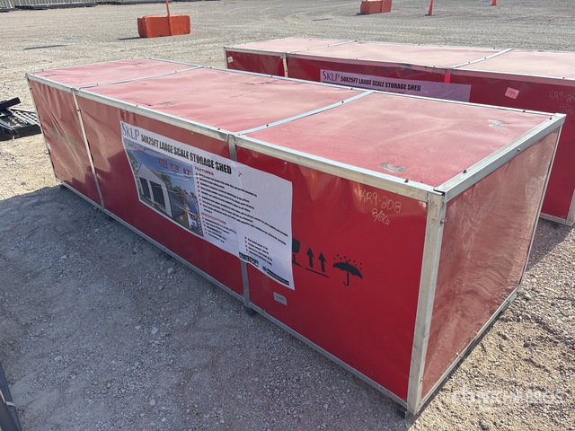 2026 SKLP SK-S5025 50 ft x 25 ft Large Scale Storage Building (Unused)