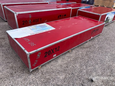 2026 SKLP SK-LS20 20 ft x 12 ft Metal Livestock Shelter Tentes et composants de tentes (Unused)