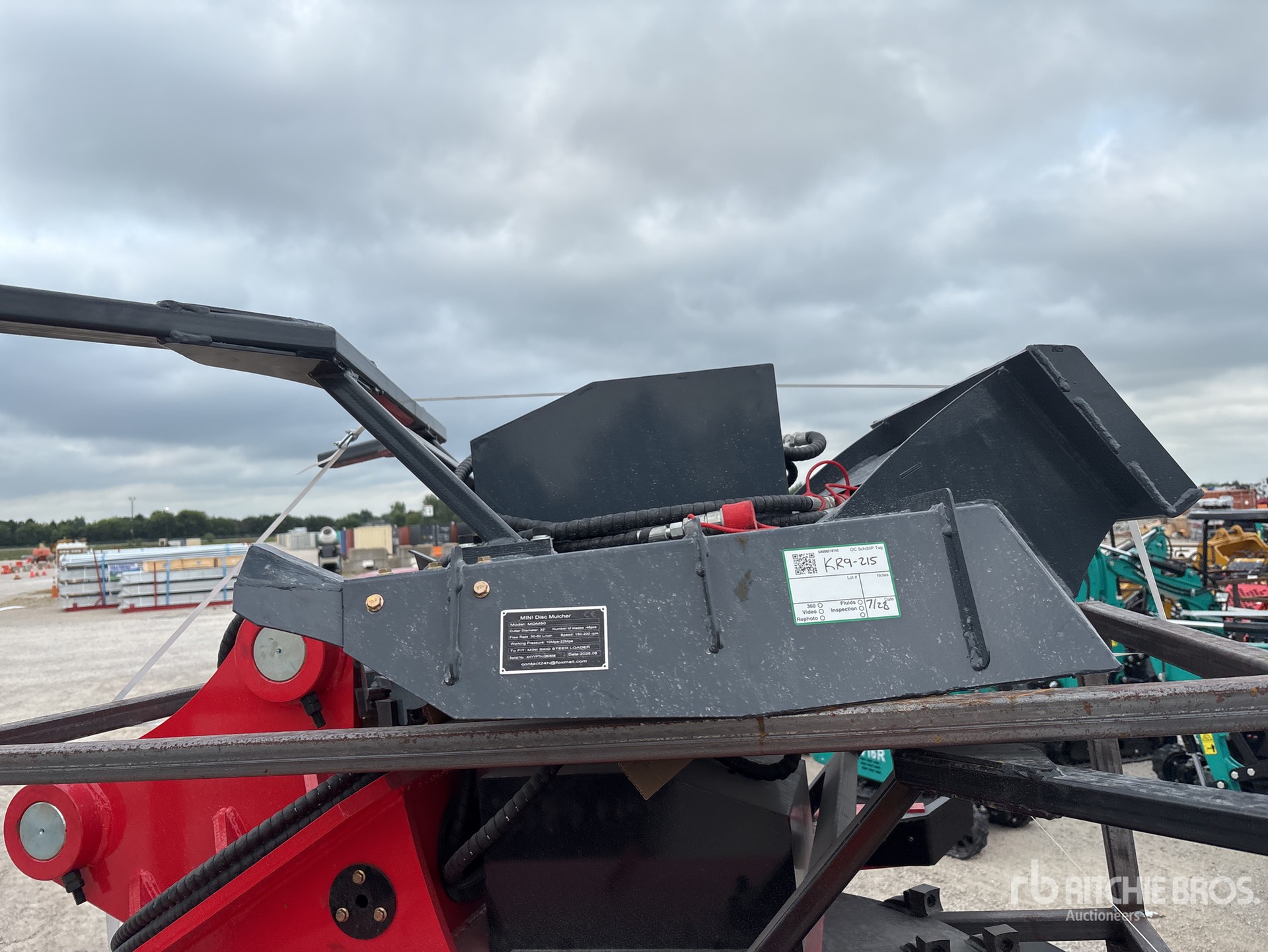 2026 GIYI GY-MDM50 Mini Skid Steer Mulcher (Unused)