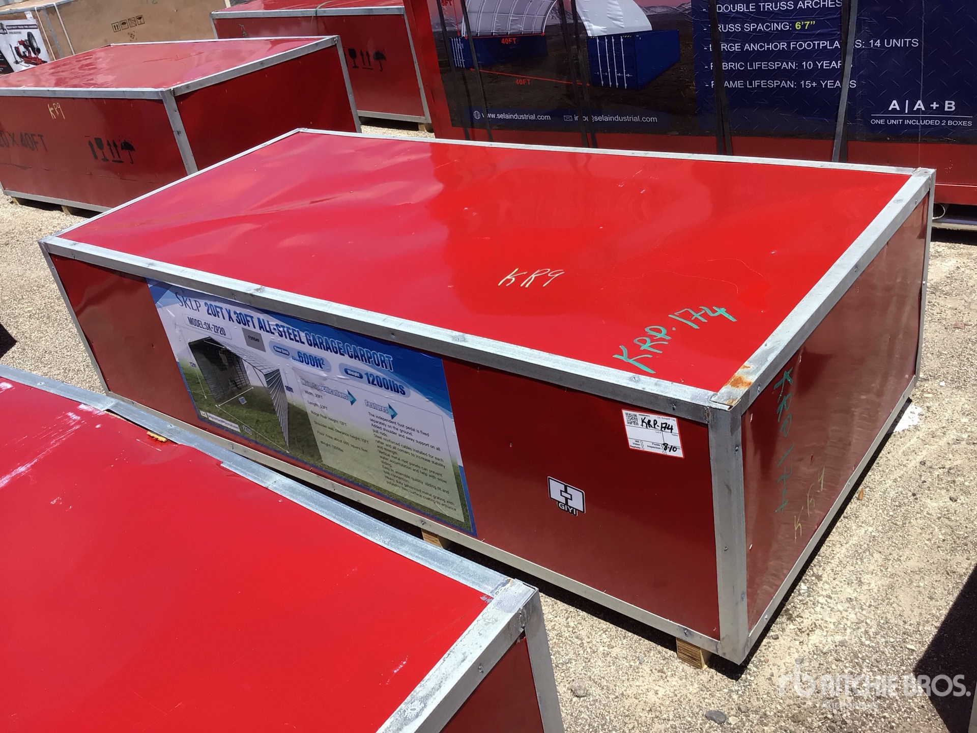 2026 SKLP SK-ZP20 20 ft x 30 ft Carport (Unused)