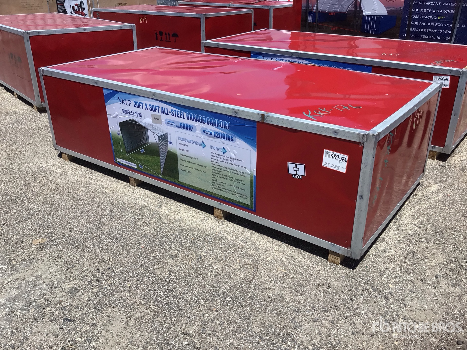 2026 SKLP SK-ZP20 20 ft x 30 ft Carport (Unused)