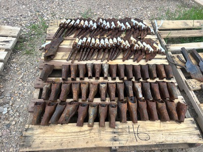 Quantity of Assorted Cultivator & Air Seeder Wear Parts, Includes Seed Boot Inserts & Shank Point Holders