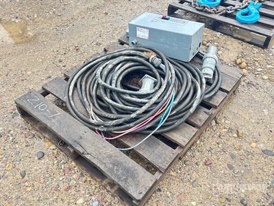 Quantity of Allen Bradley  100 Amp Electrical Cord with Plugs
