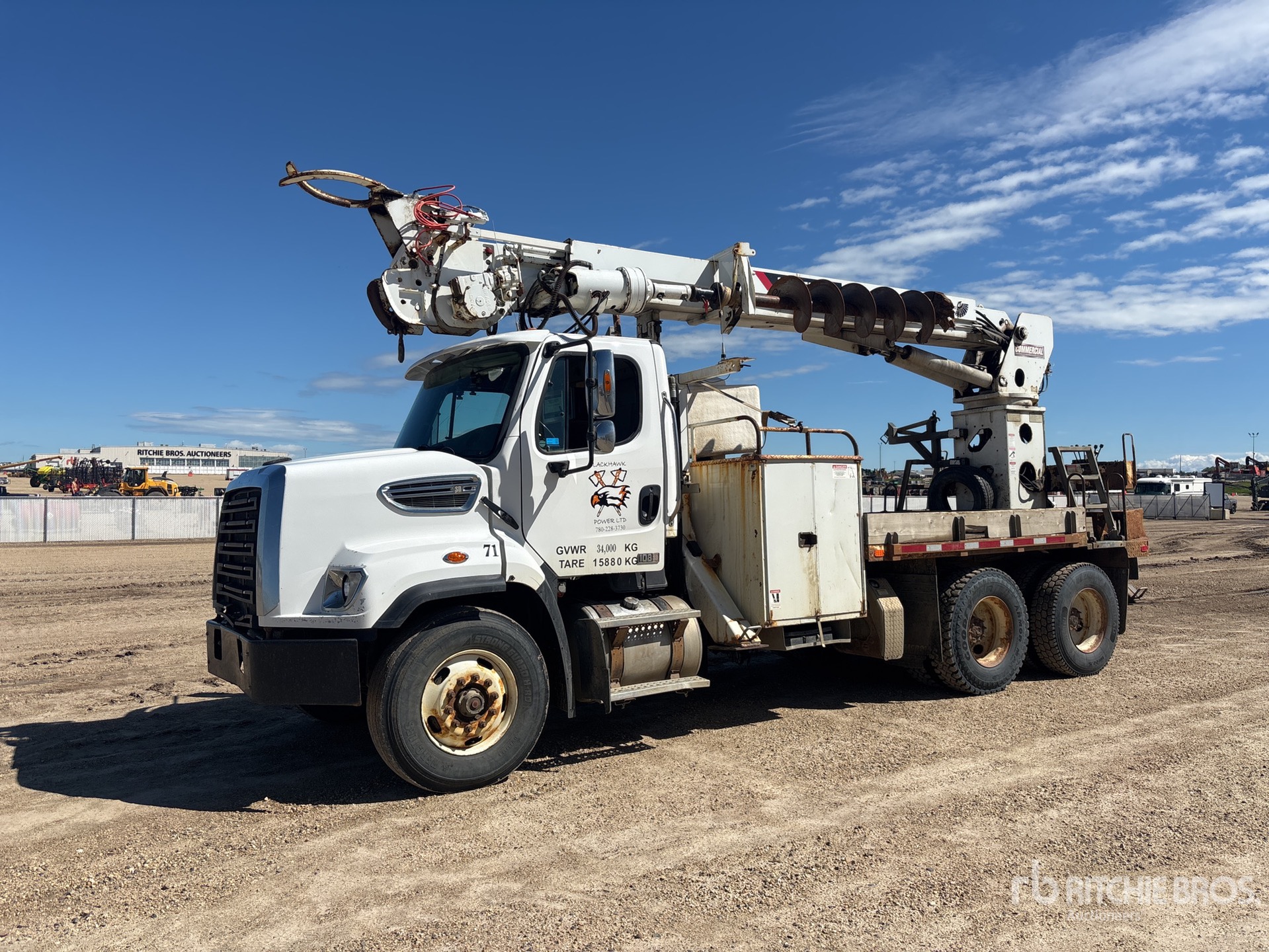2016 Terex Commander C5052 on 2016 Freightliner 108SD 6x4 Digger Derrick Truck