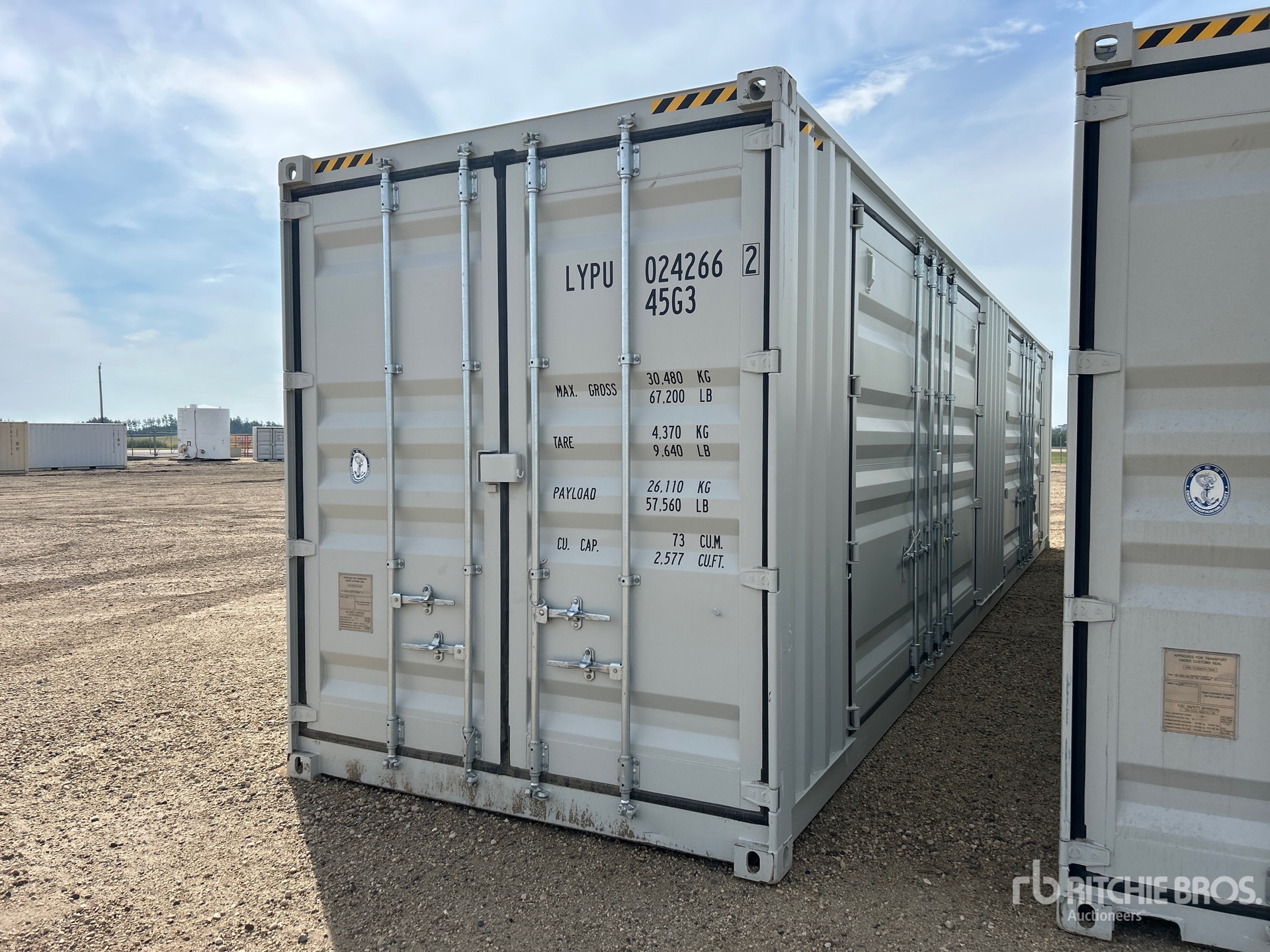 2026 40 ft High Cube Multi-Door Storage Container