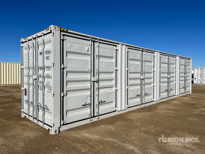 2025 40 ft High Cube Multi-Door Storage Container