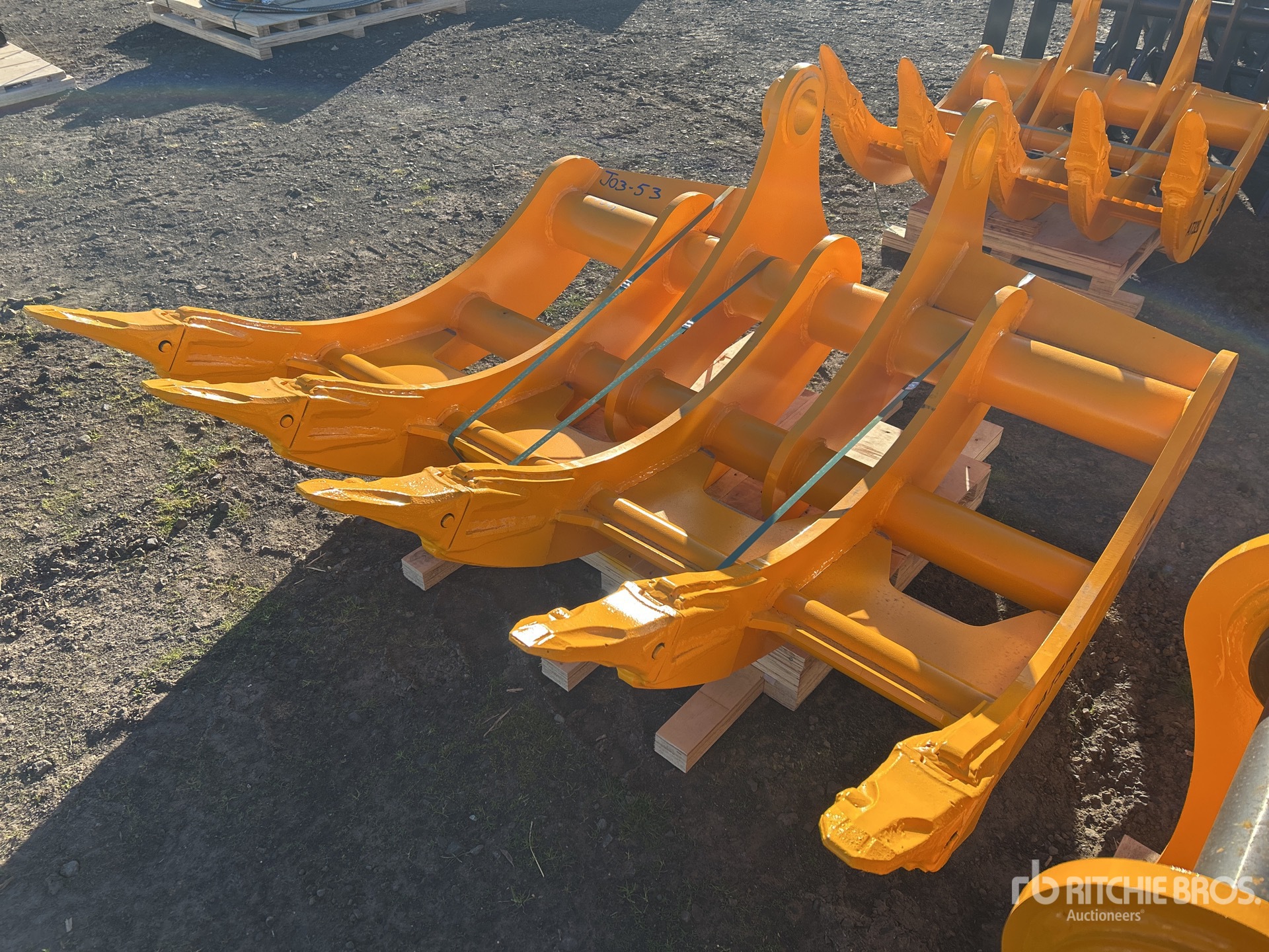 2026 TOFT JW10ER 1700 mm Excavator Rake - Fits 30-40 ton (Unused)