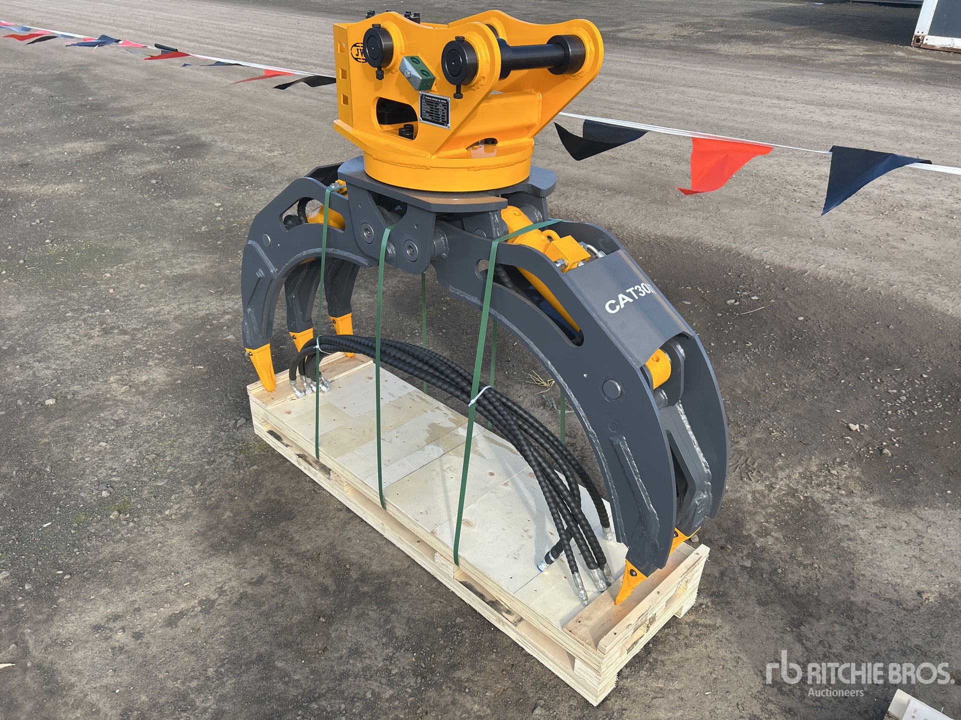 2026 JW JW04G Rotating Excavator Grapple - Fits 4 - 8 Ton (Unused)