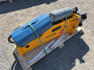 2025 TOFT TOFT400 Q/C Hydraulic Breaker - Fits 0.8 - 1.5 Ton (Unused)