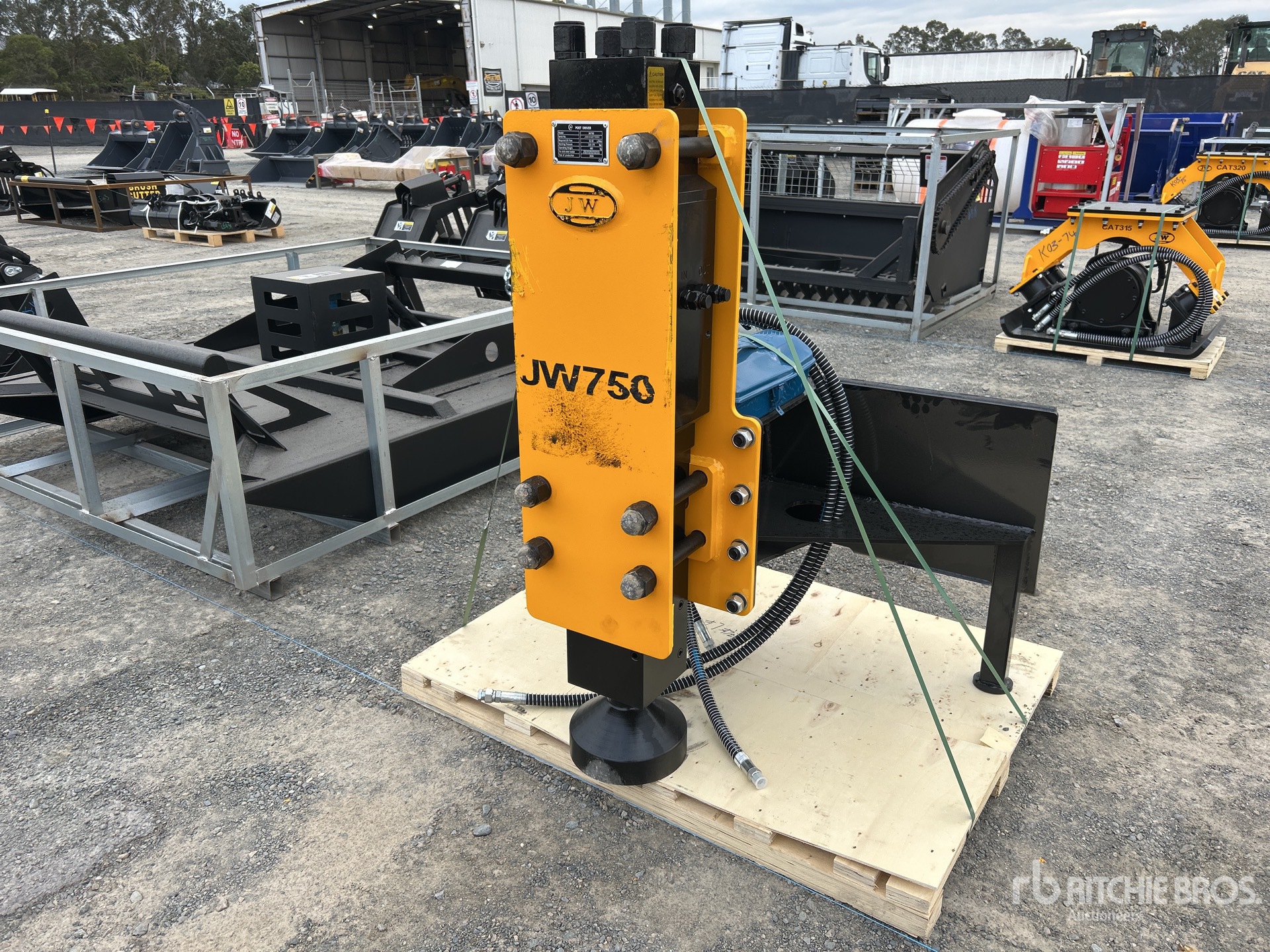 2026 JW JW750 Skid Steer Post Driver (Unused)