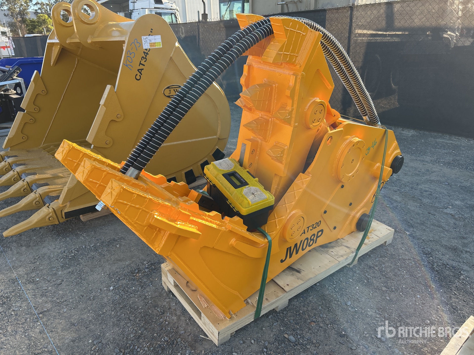 2026 JW JW08P Q/C Demolition Pulverizer - Fits 20-30 Ton (Unused)