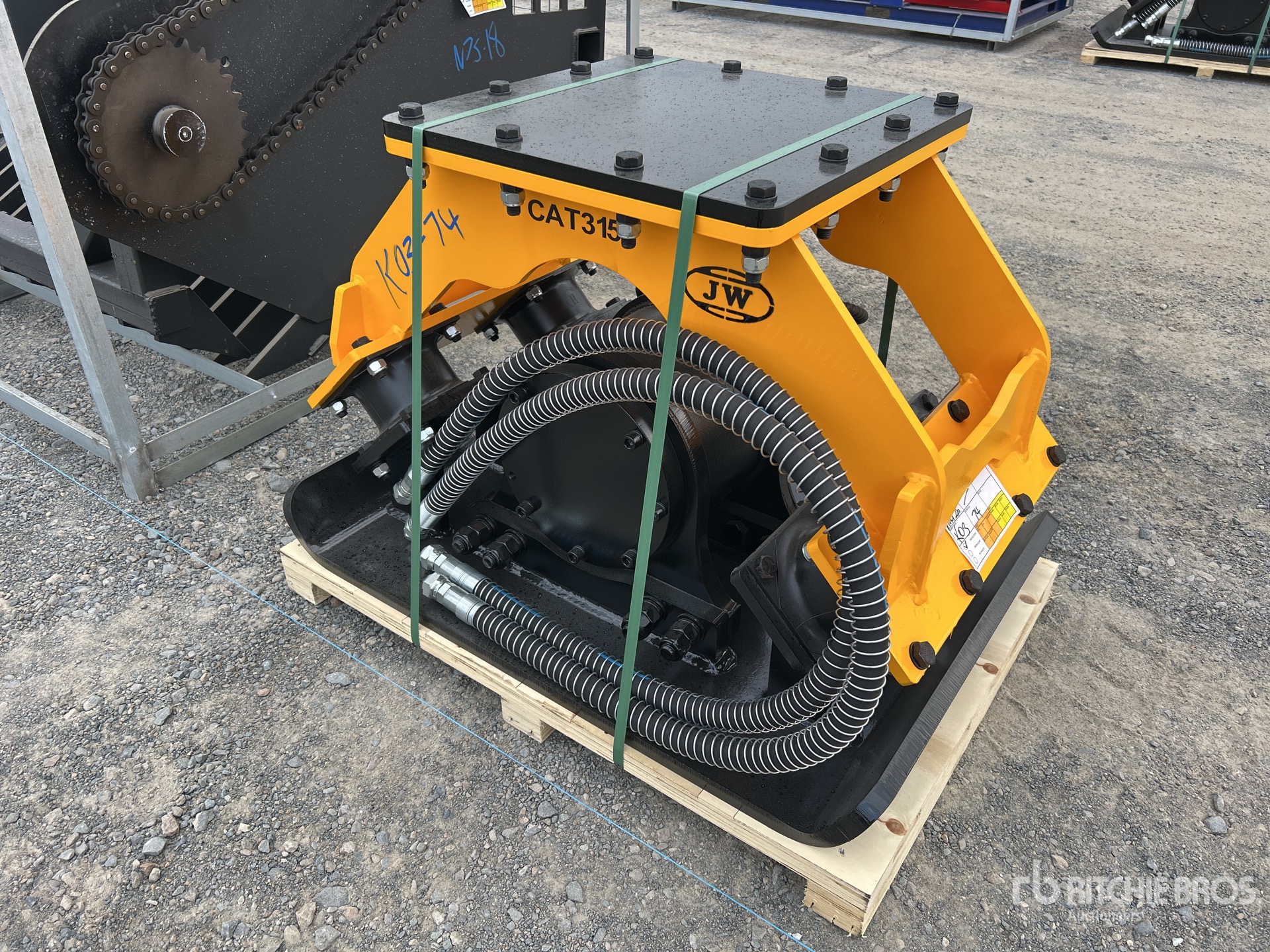 2026 JW JW06EC Plate Compactor Attachment - Fits 4 - 8 ton (Unused)